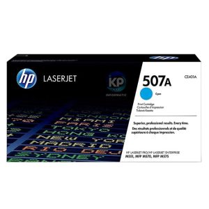 Toner Hewlett Packard 507A Cyan